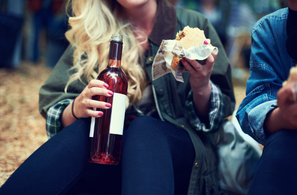 Eat and drink to your heart's content.