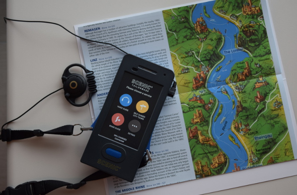 The Tailormade device is provided to all guests on Scenic Amber.