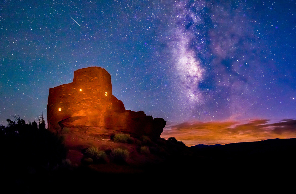 The Wupatki National Monument in the USA's Painted Desert. Picture: Getty Images