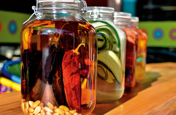 Mexican infused dishes