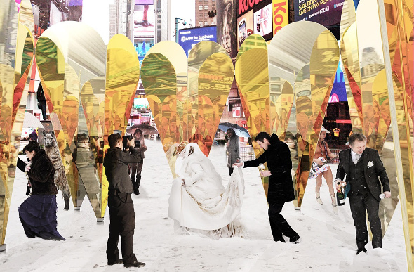 Valentine's Day Times Square
