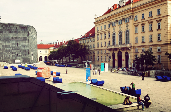 Explore Vienna's MuseumsQuartier.
