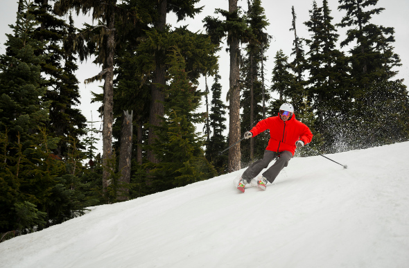 Skiing at Whistler Blackcomb