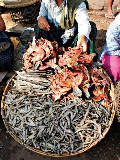 Yangon seafood