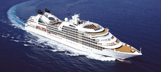 Large luxury cruise ship