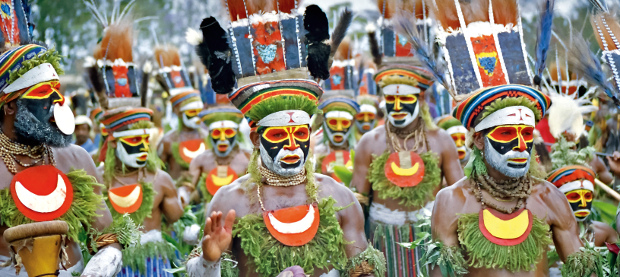 Papua New Guinea villagers