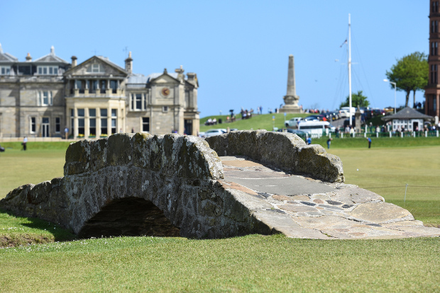 The famous Old Course at St Andrews.