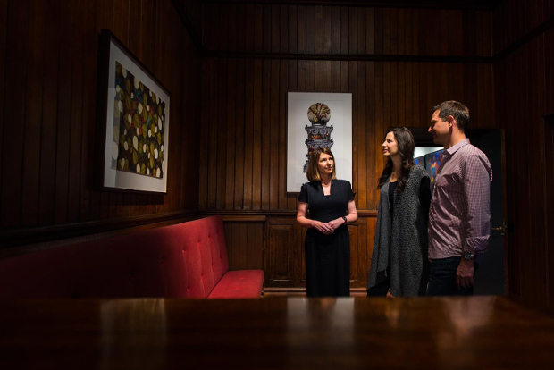 Art adorns the walls of the Henry Jones Art Hotel in Hobart.