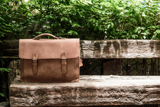 leather laptop bag