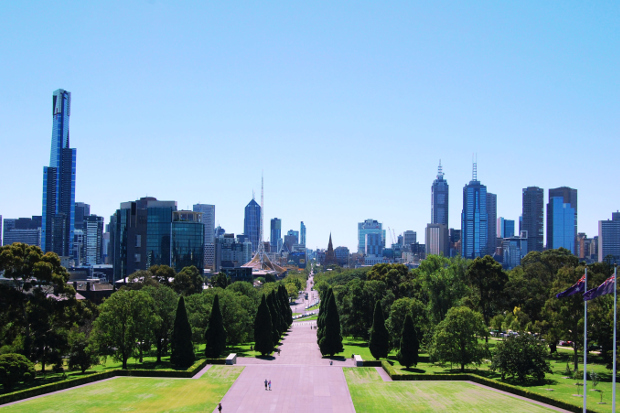 A view of Melbourne City