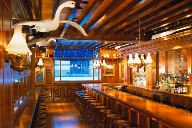 An interior view of the Old Ebbitt Grill's bar