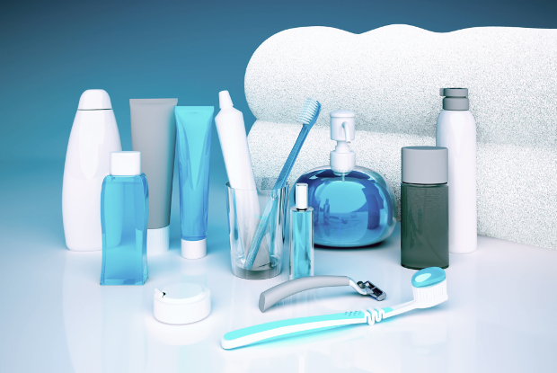 A collection of toiletries