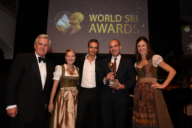 Representatives for W Verbier receiving their award