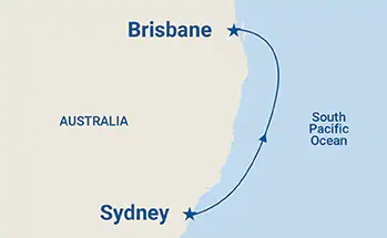 brisbane to sydney cruise 2 days