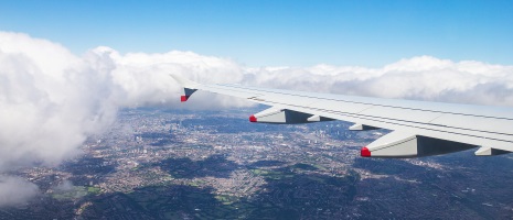 Sydney to London Flight Aerial View