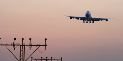 Adelaide to Hong Kong flight landing