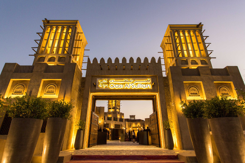entrance of restaurant in dubai