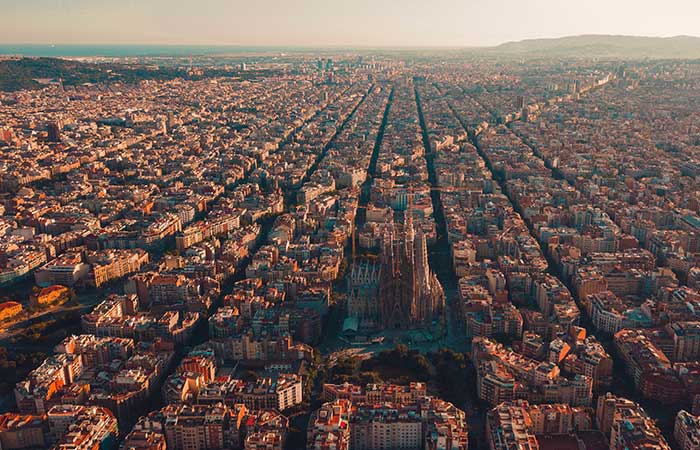 Barcelona from above
