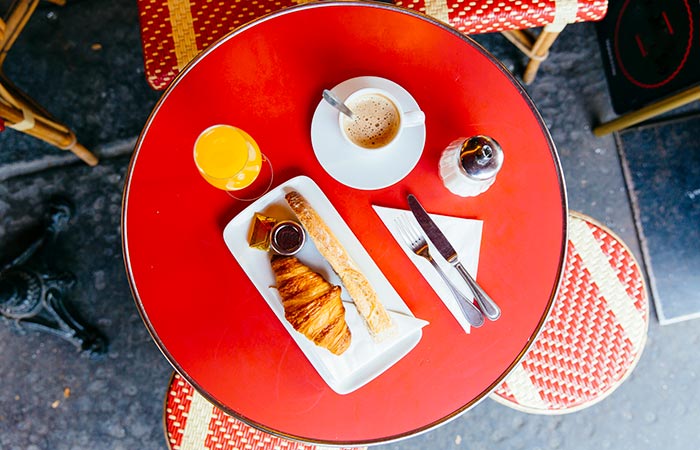 Paris cafe similar to the one worked in by Amelie, the titular character in the film