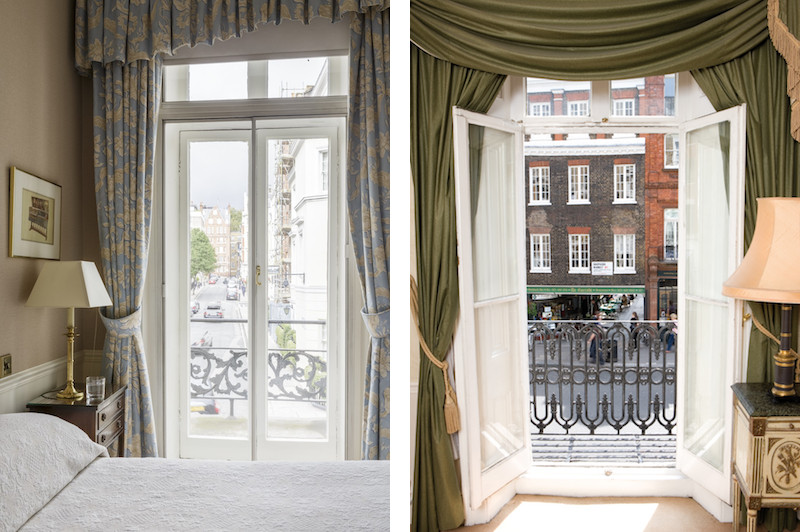 The varied views of the carefully curated hotel