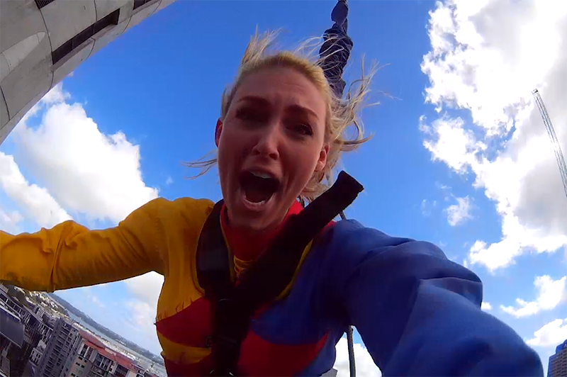 greer on the skyjump