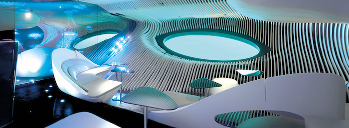 image of the inside of Ponant's Le Laperouse luxury ship