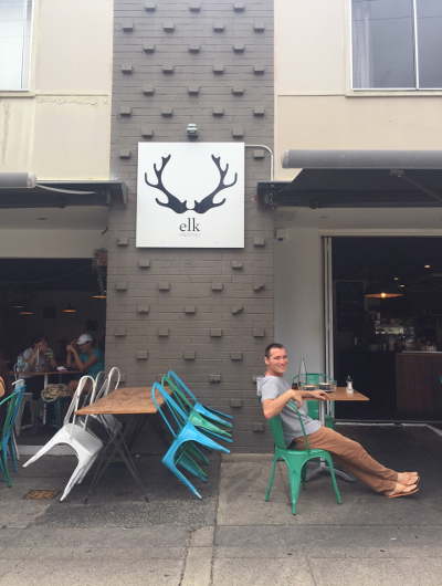 Adam Brand at ELK cafe on the Gold Coast, Queensland, Australia.