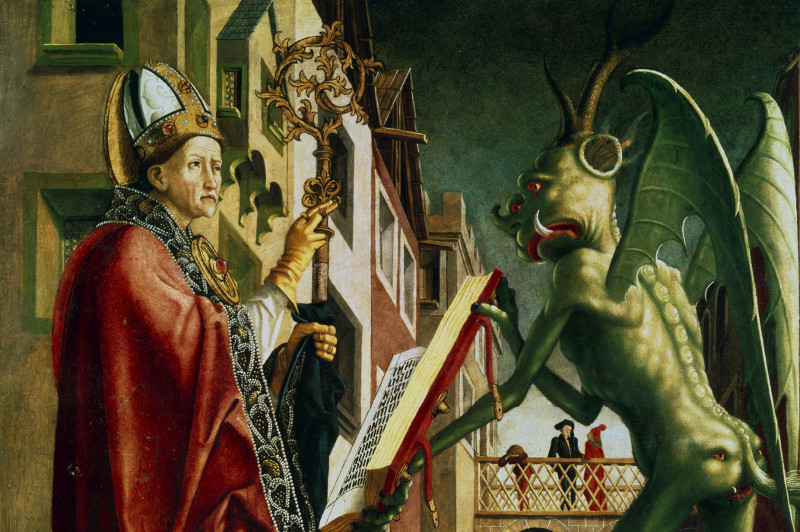 Detail of painting