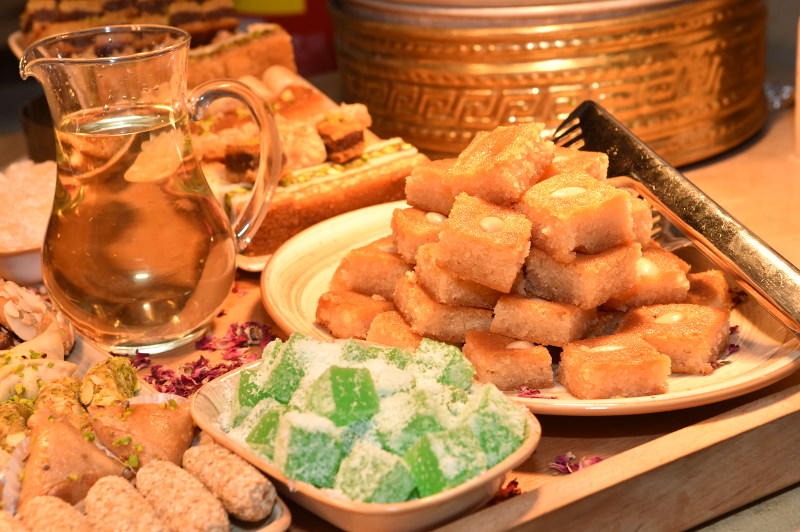 sweet middle-eastern food