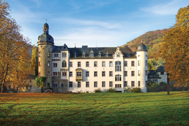 Namedy Castle in Andernach, Germany.