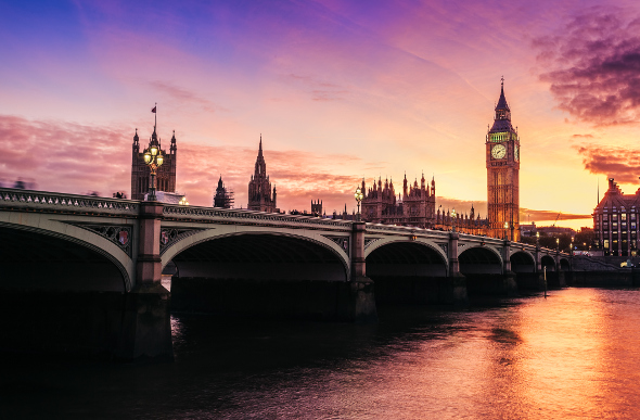 Big Ben in London, England.