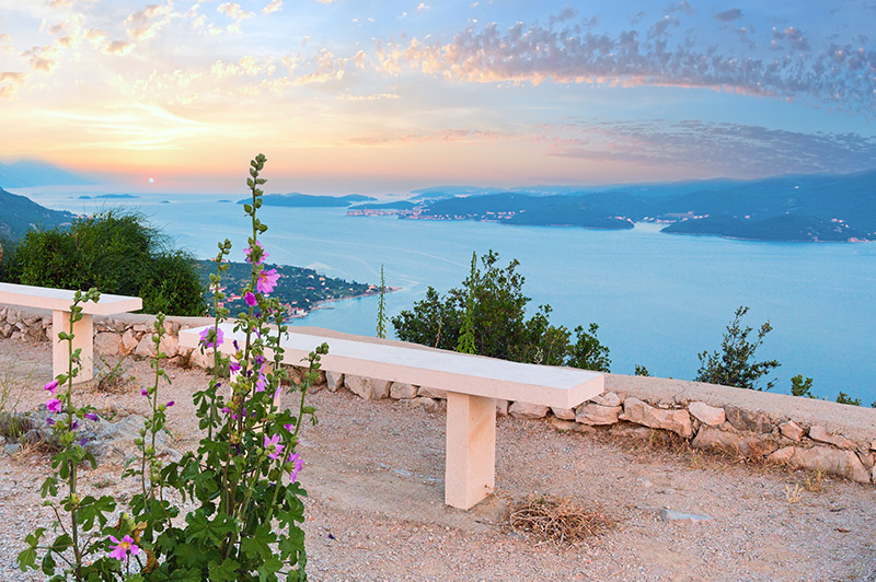View of coast near Viganj village, Croatia