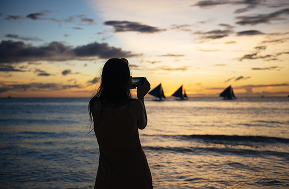 boracay island sunset