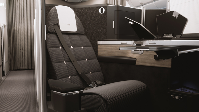 British Airways business class club suite