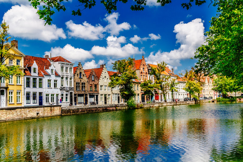 The canals of Bruges