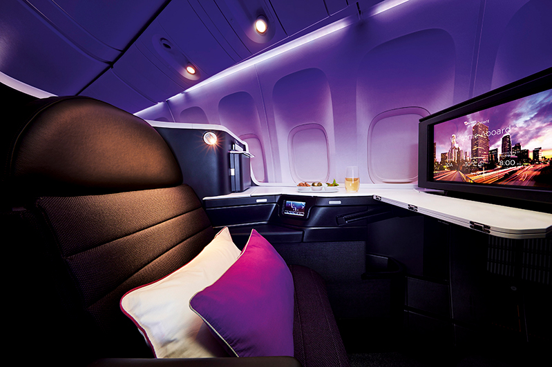 Business Class on Virgin Australia's B777 aircraft
