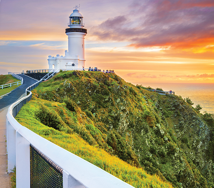 Cape Byron Lighthouse in Byron Bay, Australia