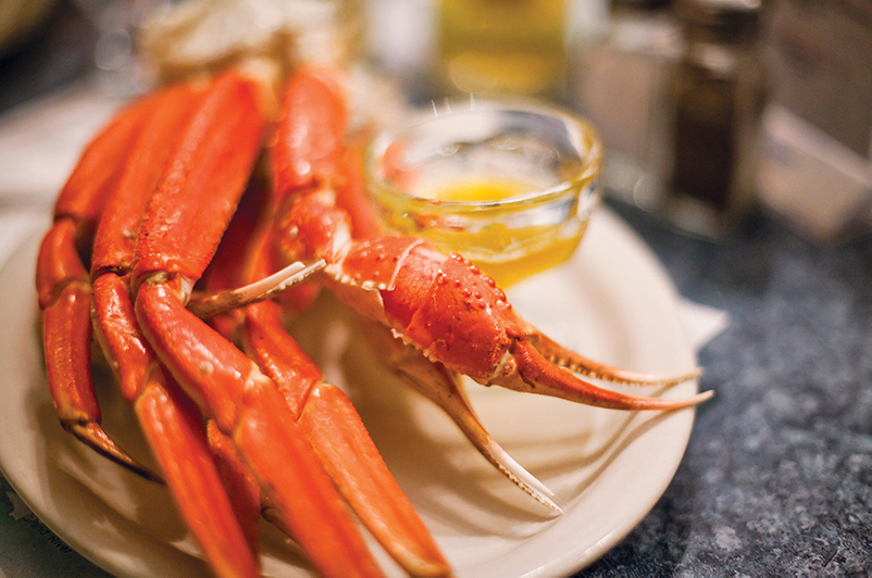 Lobster dish with butter