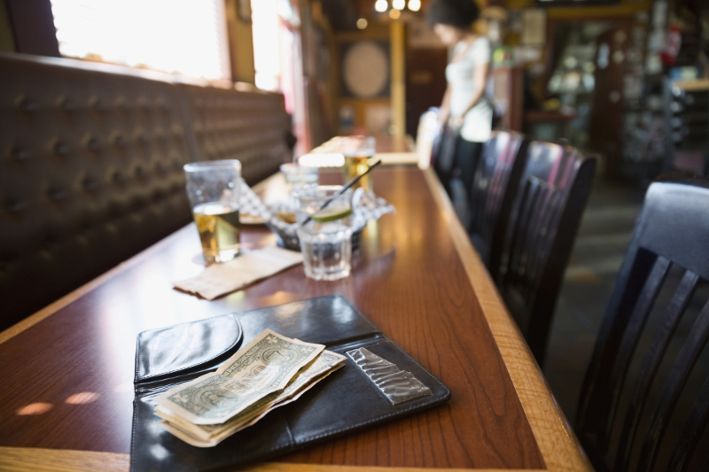 American cash tip