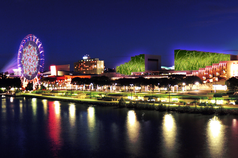 South Bank at night