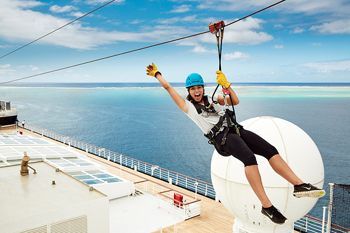 carnival cruise zip line