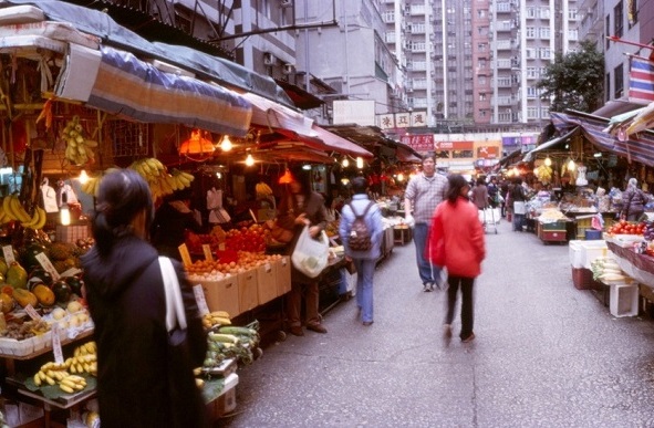 market in china