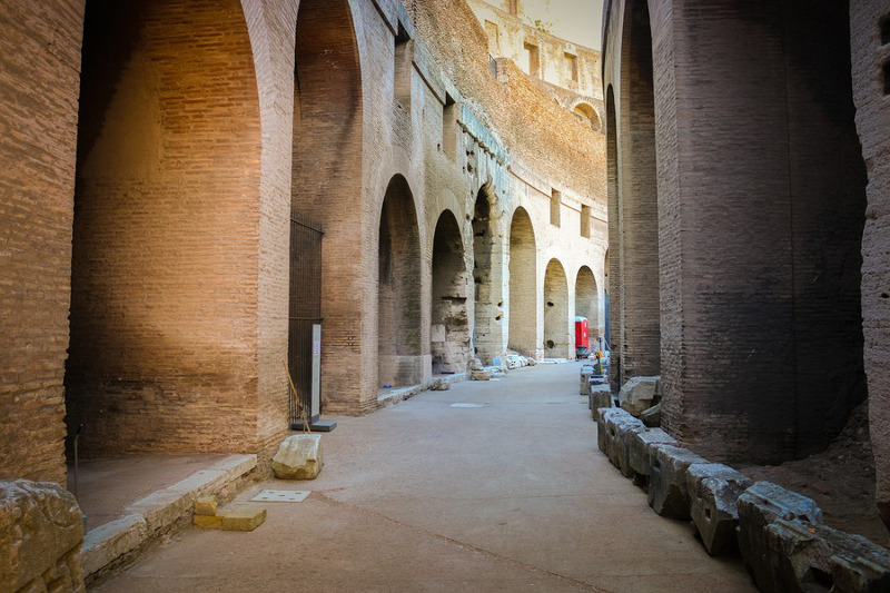Interior of the Colosseum