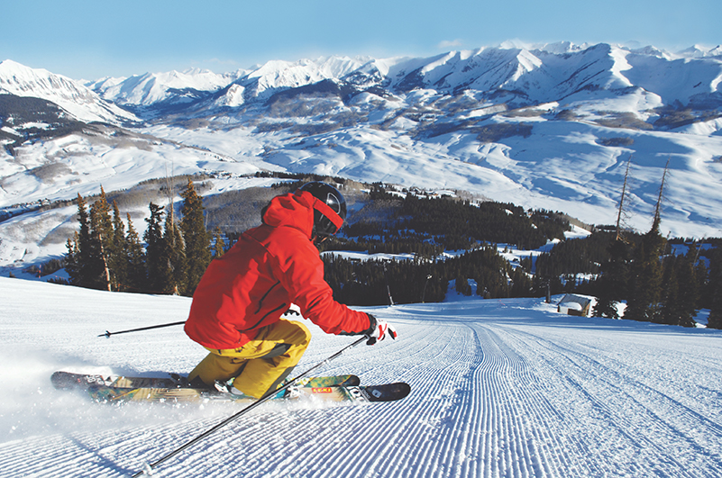 Skier at Crested Butte, Colorado