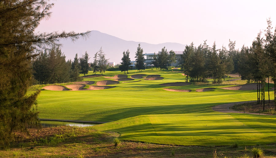 Montgomerie Links golf course in Danang.