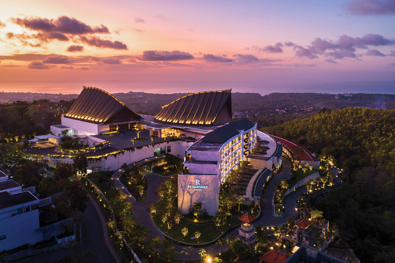 Aerial view of the Renaissance Bali Uluwatu Resort & Spa