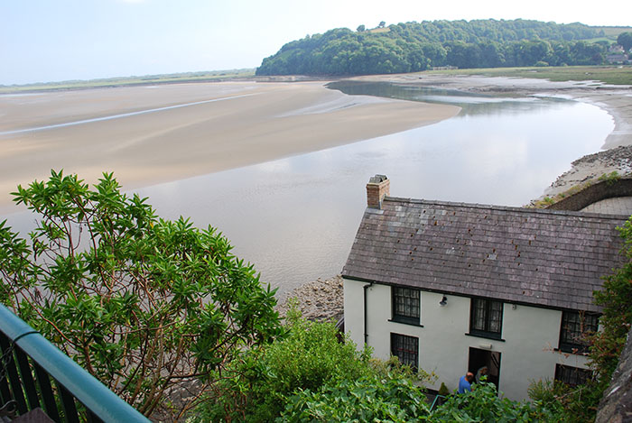 View of Dylan Thomas' Boathouse.