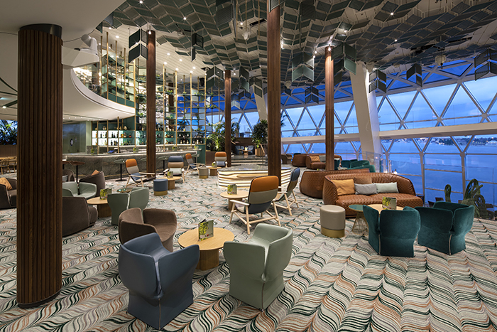 The Eden lounge. Celebrity Edge