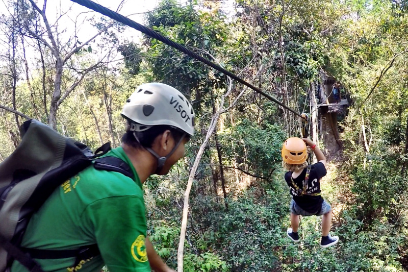 Angkor Zipline.