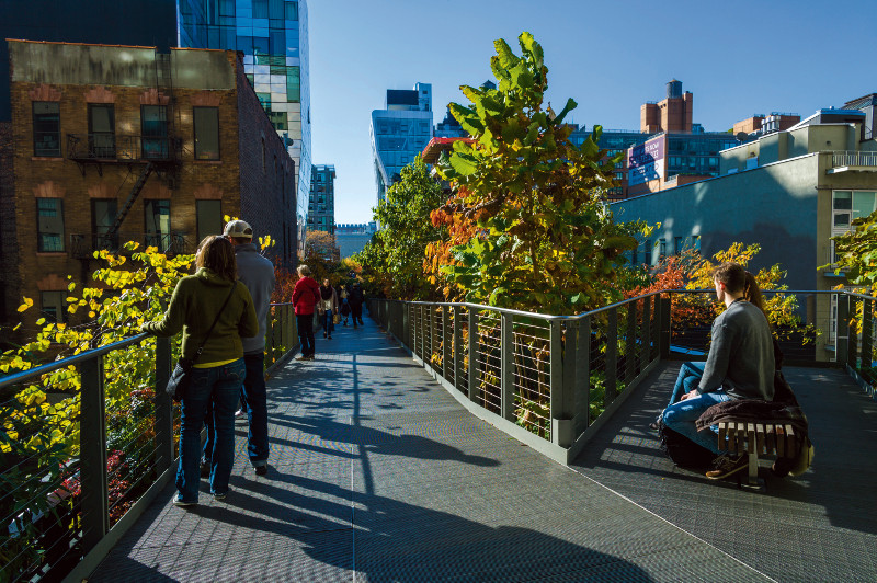High Line in New York.